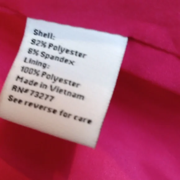 Nine WestbWomen's Hot Pink Blazer Lined - Picture 3 of 4